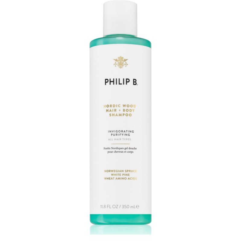 

Philip B. Nordic Wood Очищающий шампунь для тела и волос 350 мл
