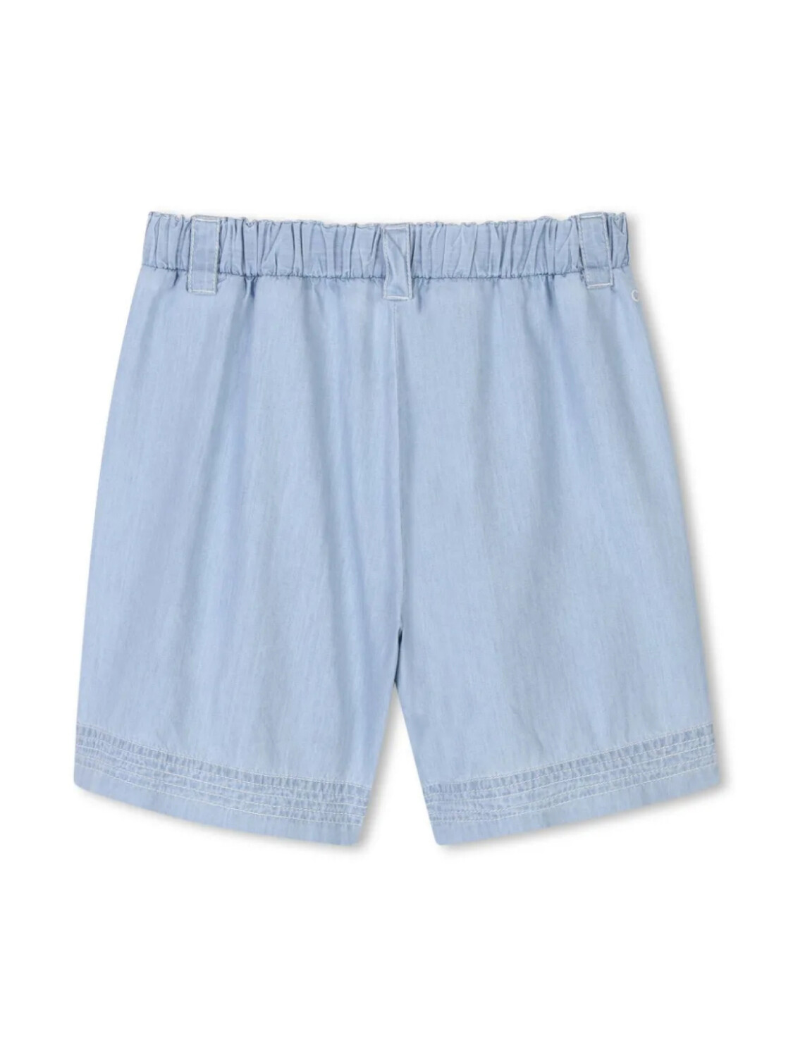 Chloé Kids шорты-бермуды из органического хлопка, синий — фото 2