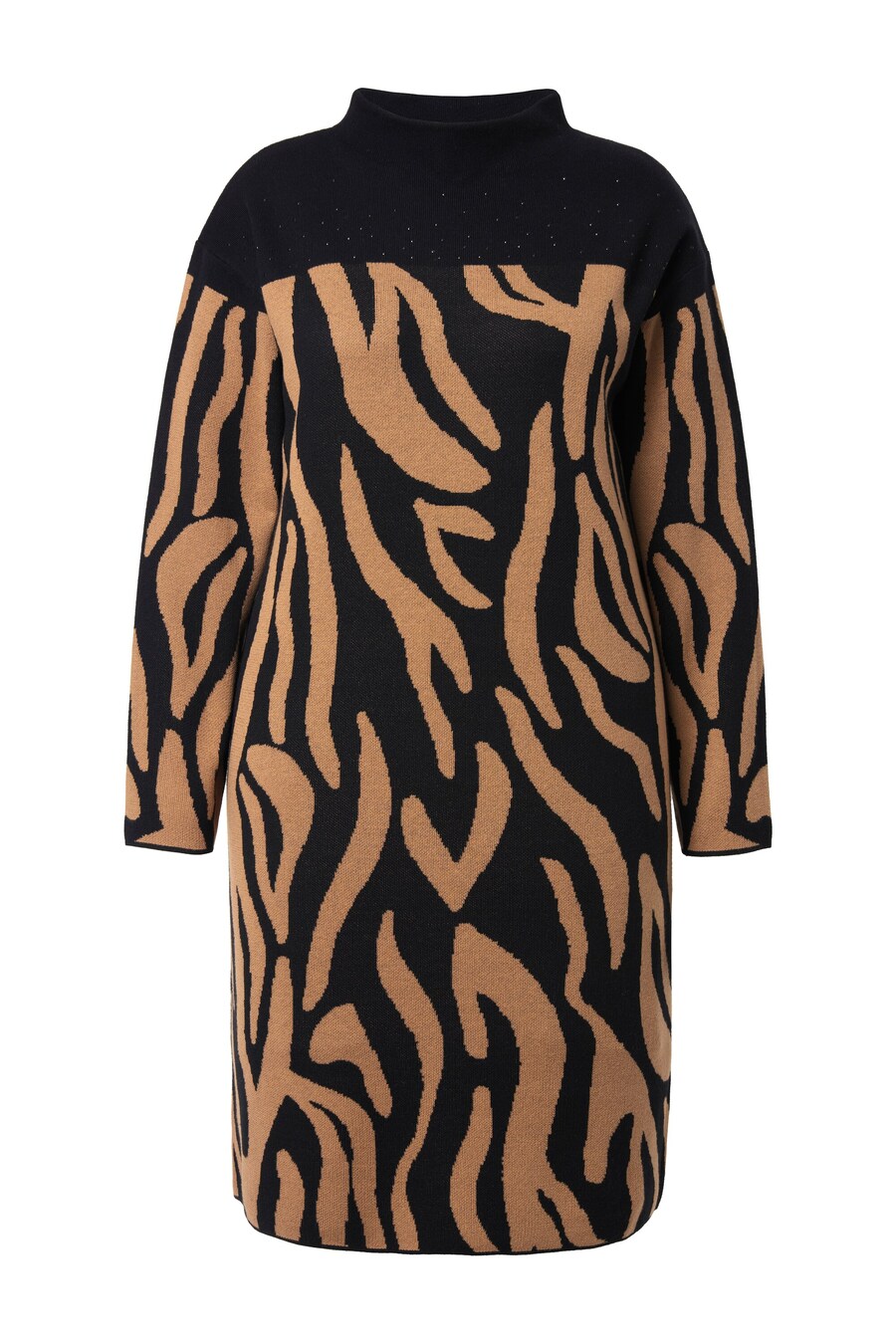 

Вязаное платье Ulla Popken, светло-коричневый/черный