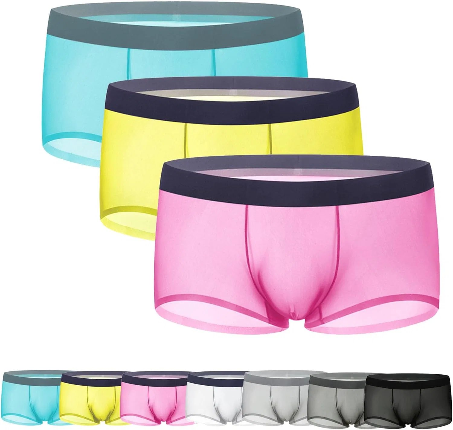 Боксеры, ультратонкие, Sheer Seamless, 3pcs-a