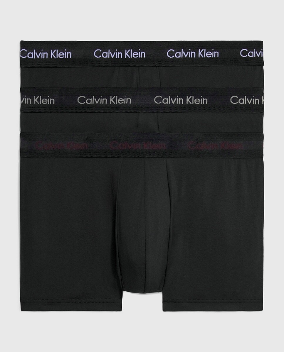 

Комплект из трех серых мужских трикотажных боксеров Calvin Klein, светло-серый
