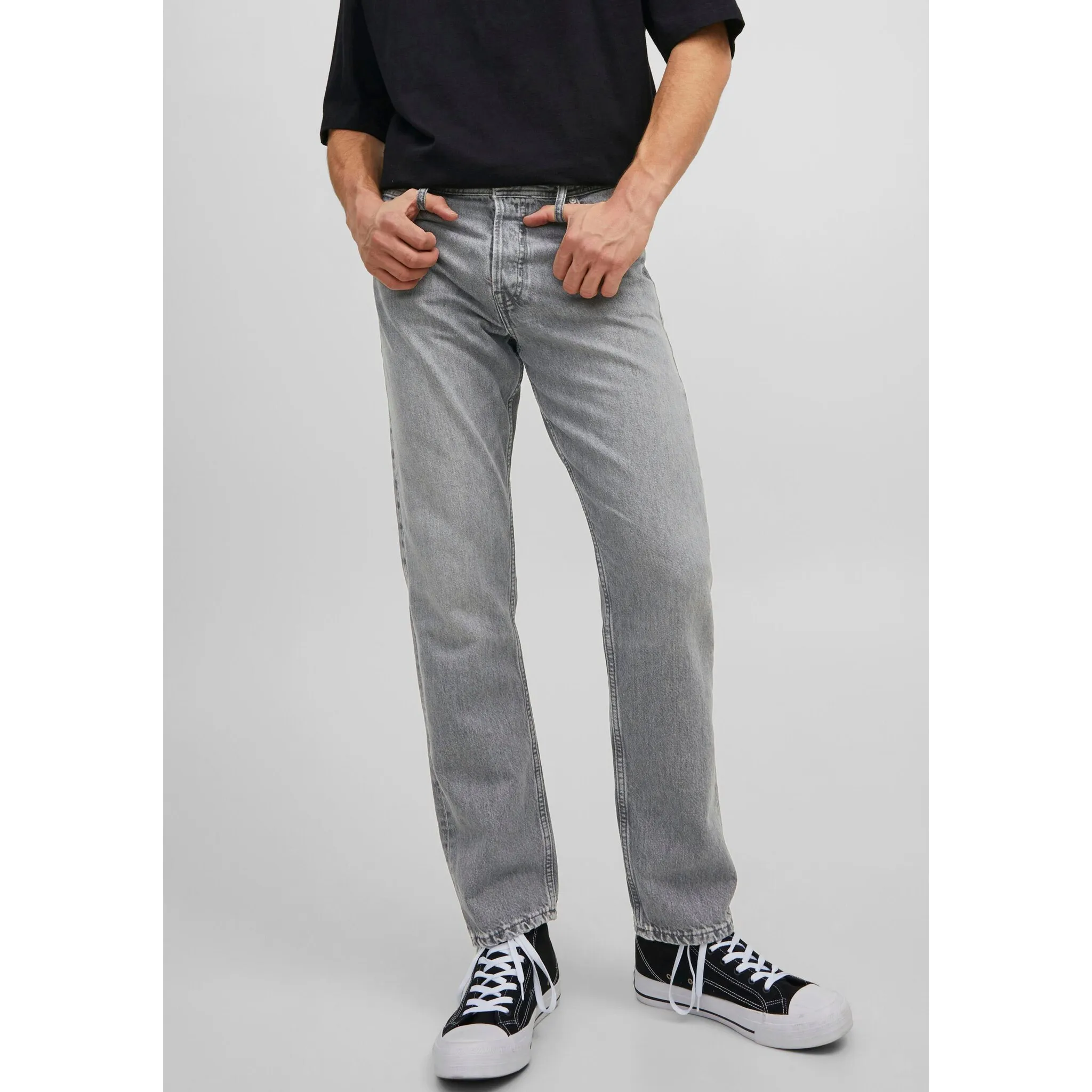

Джинсы свободного кроя Jack & Jones "JJICHRIS JJORIGINAL SBD 921 SN", серый