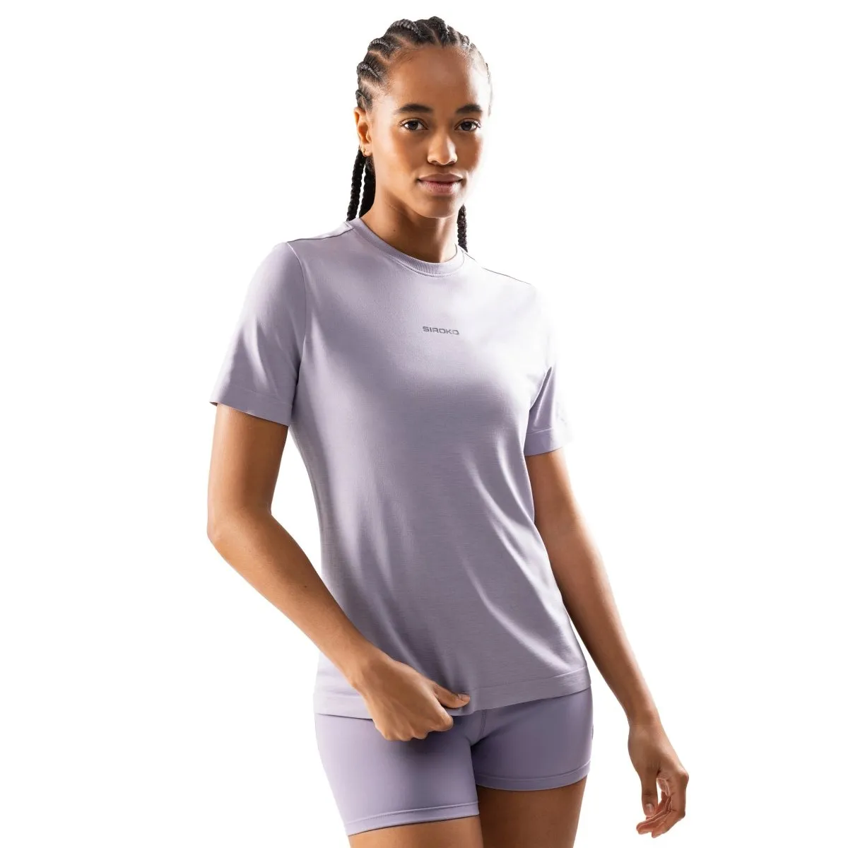 

Женская тренировочная футболка Gym-TechTShirts-W Siroko, сиреневый