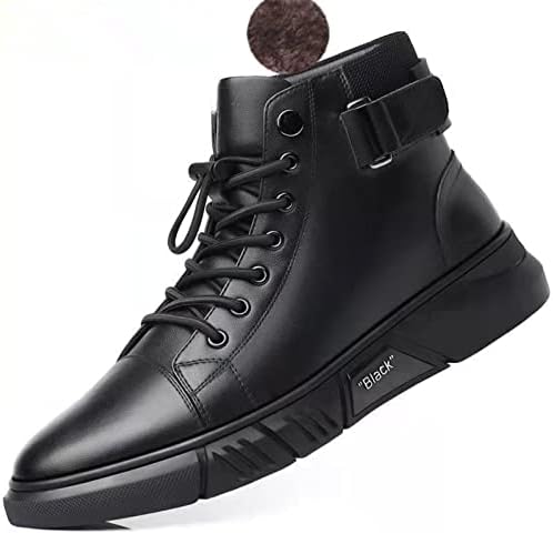 

Мужские итальянские высокие ботинки Vannida из кашемира и кожи, осенне-зимние ботинки Чакка с боковой молнией, противоскользящие и с амортизацией, черный