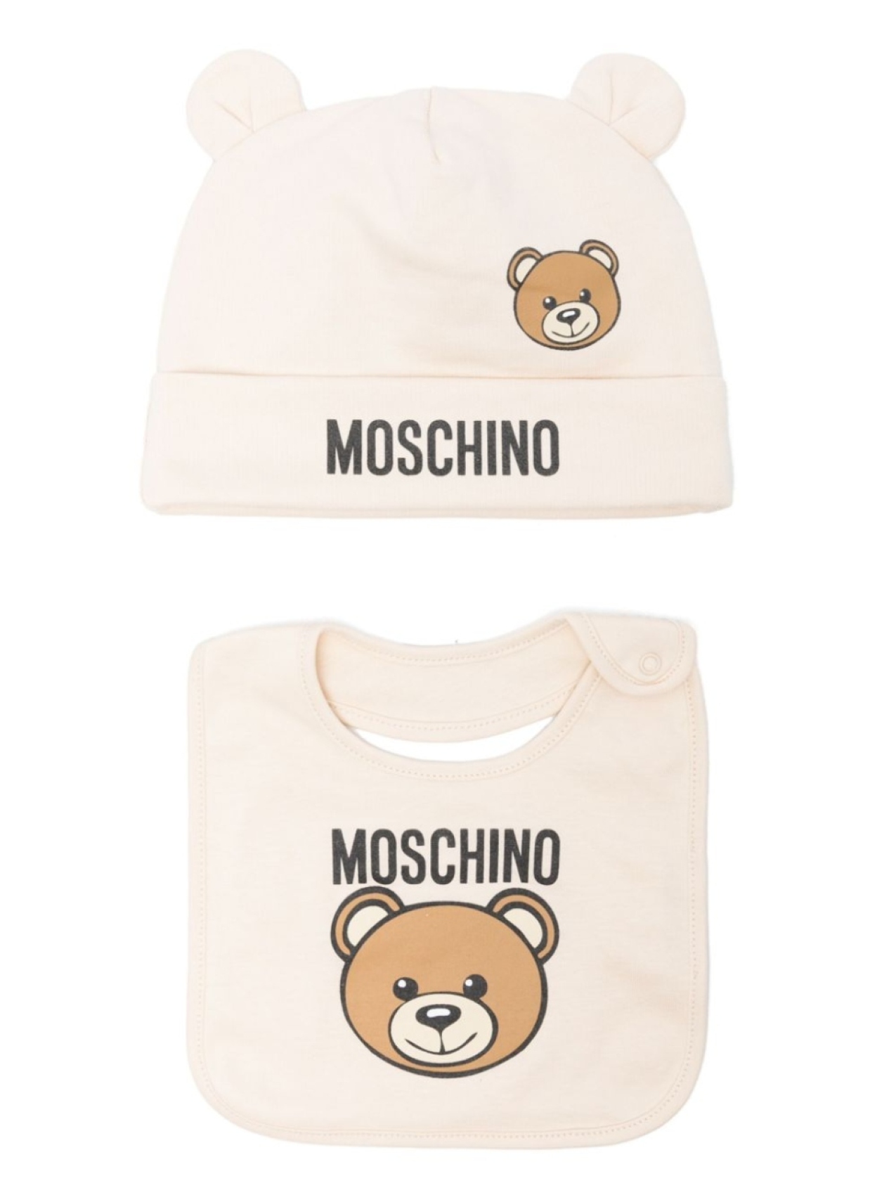 

Шапка-бини с логотипом Moschino Kids, нейтральный