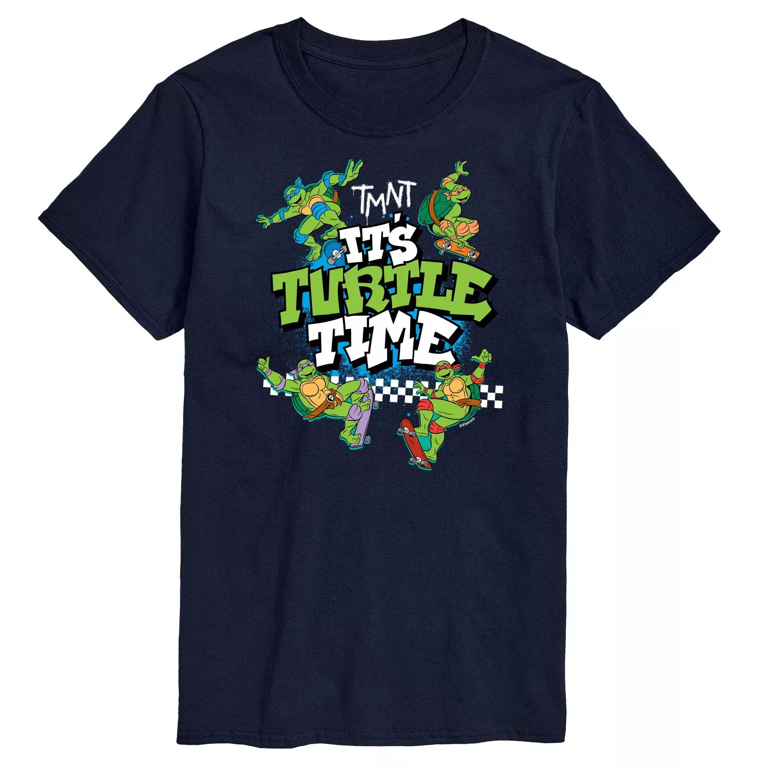 

Футболка с рисунком Big & Tall TMNT Turtle Time License, синий