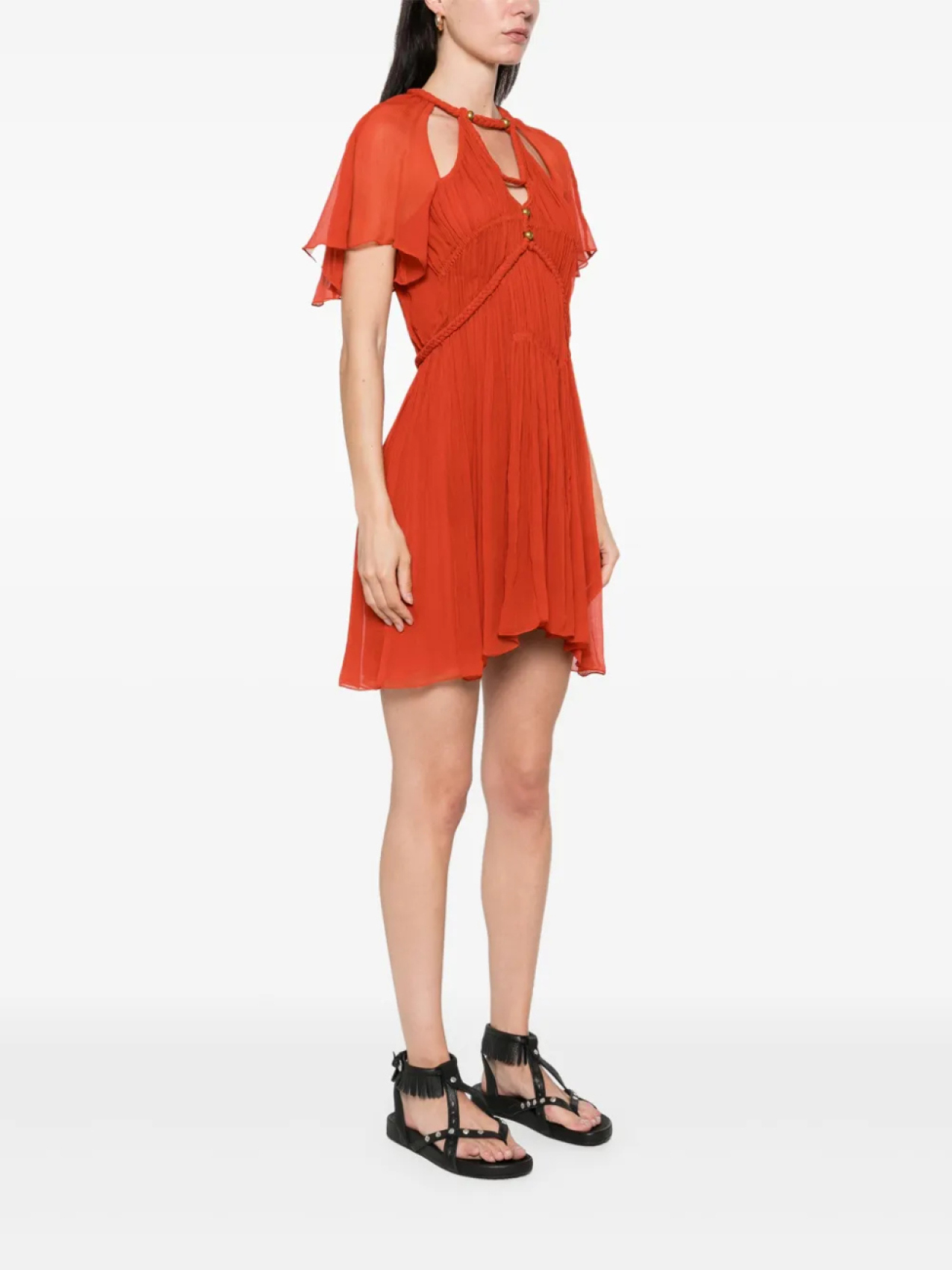 

Мини-платье Ranadial ISABEL MARANT, оранжевый