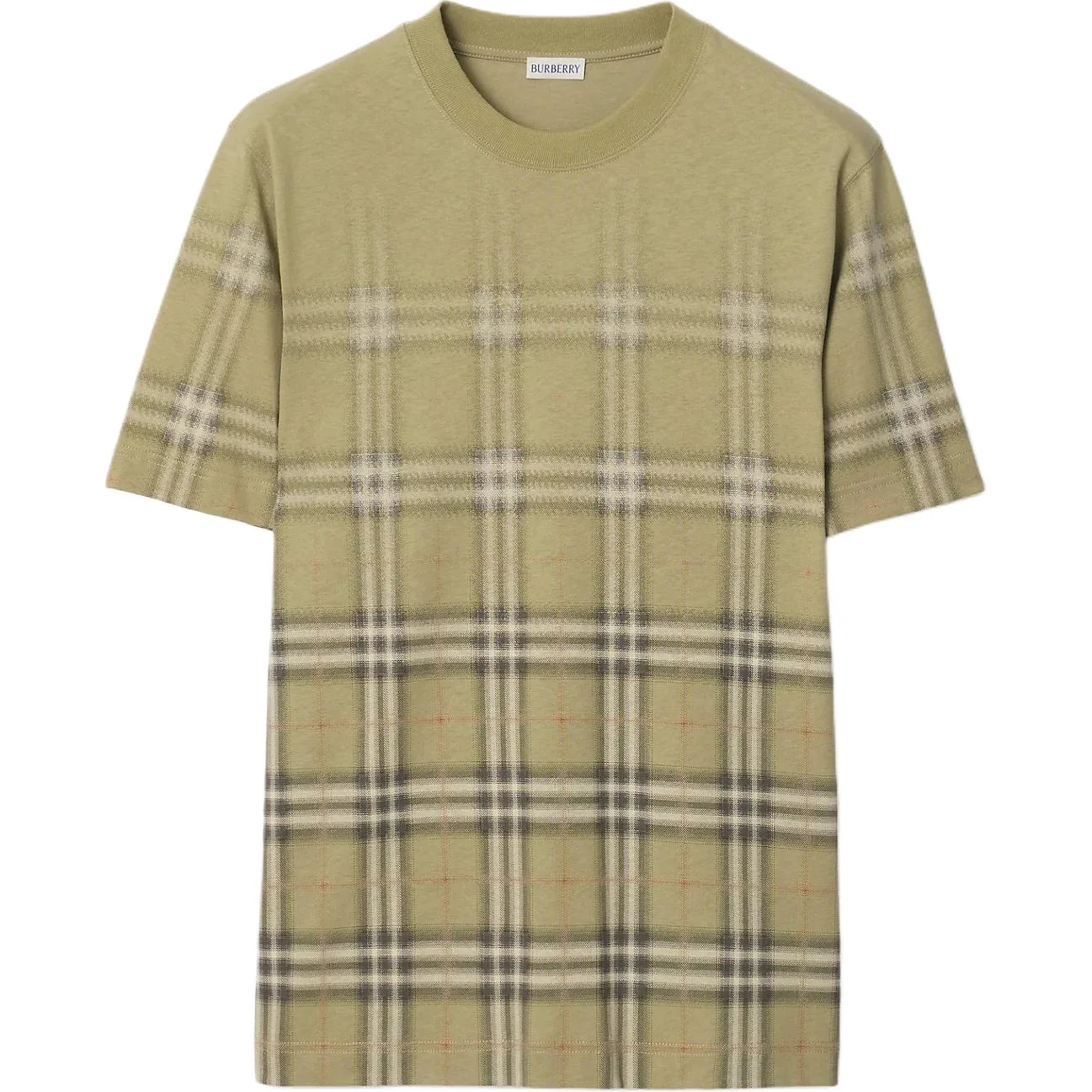 Футболка Burberry ip check, зеленый