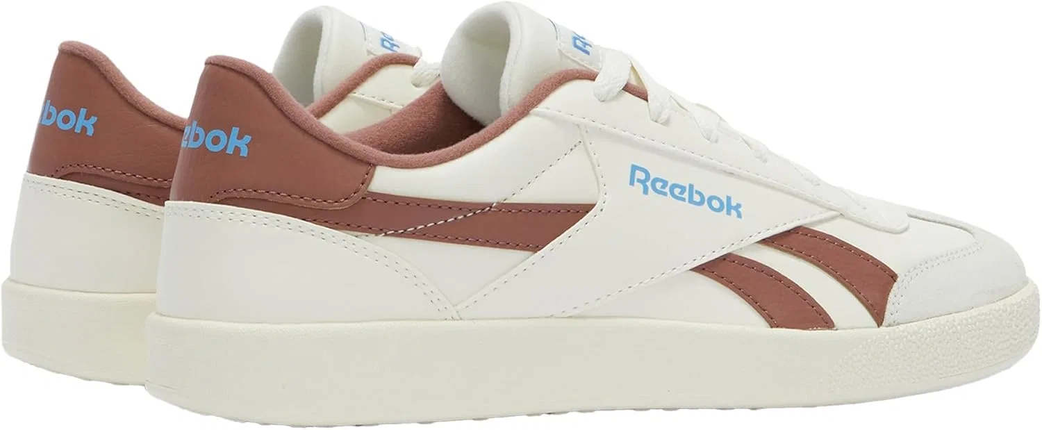 Кроссовки теннисные Reebok Smash Edge Suede, Chalk Scorchedearth Recoveryblue — фото 2
