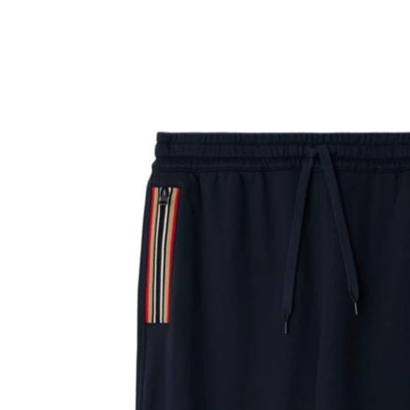 

SS24 Повседневные брюки мужские Navy Burberry, морской синий