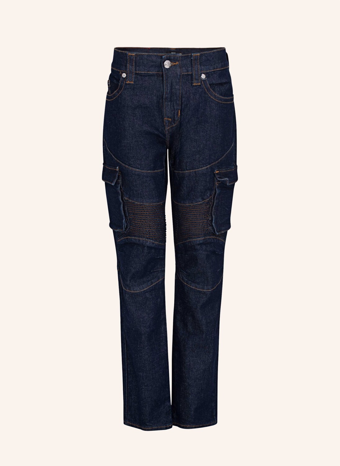 

Джинсы карго Rocco в стиле мото True Religion, синий