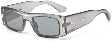 

Классические солнцезащитные очки Mi Nail с широкими дужками, модель 2026 года, для женщин. Простые, персонализированные, повседневные, в квадратной оправе MTZJH, Clear Grey