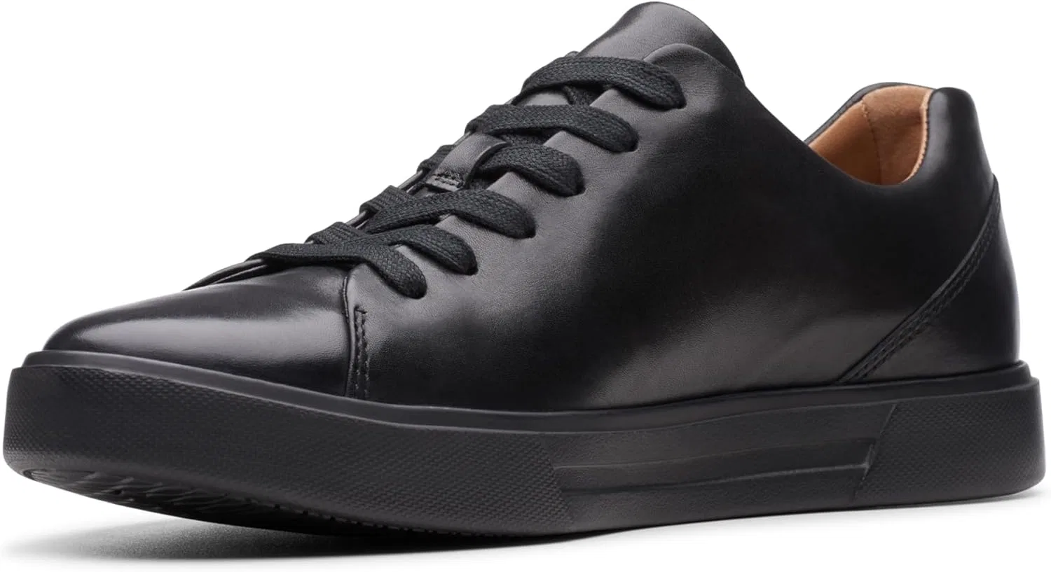 Мужские кружевные кроссовки Clarks Un Costa, Black (Black Leather)