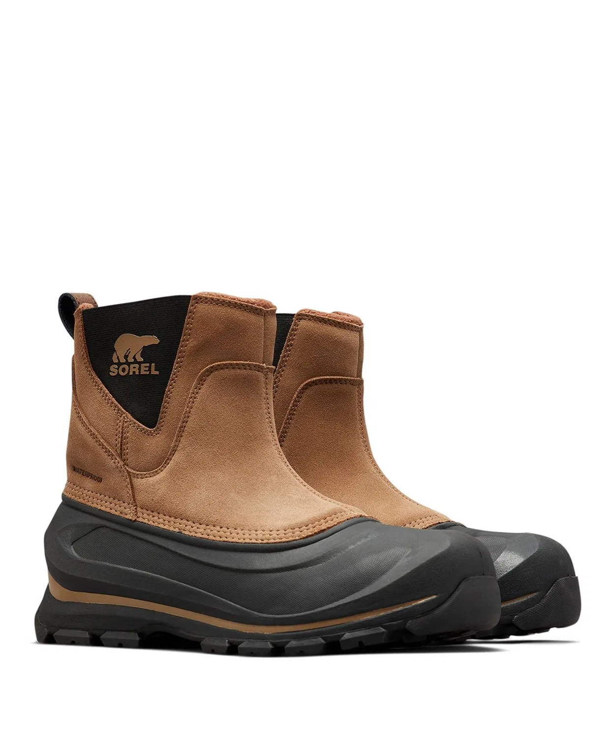 Зимние ботинки SOREL Buckston Pull-On, 200g утеплитель, коричневые