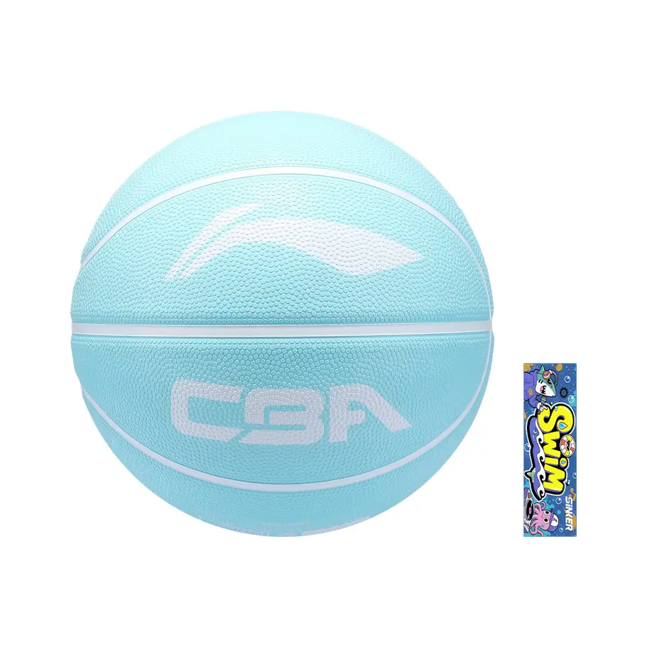 

Баскетбольный мяч Li-Ning CBA Collection Rubber синий размер 7 для тренировок версия для материкового Китая