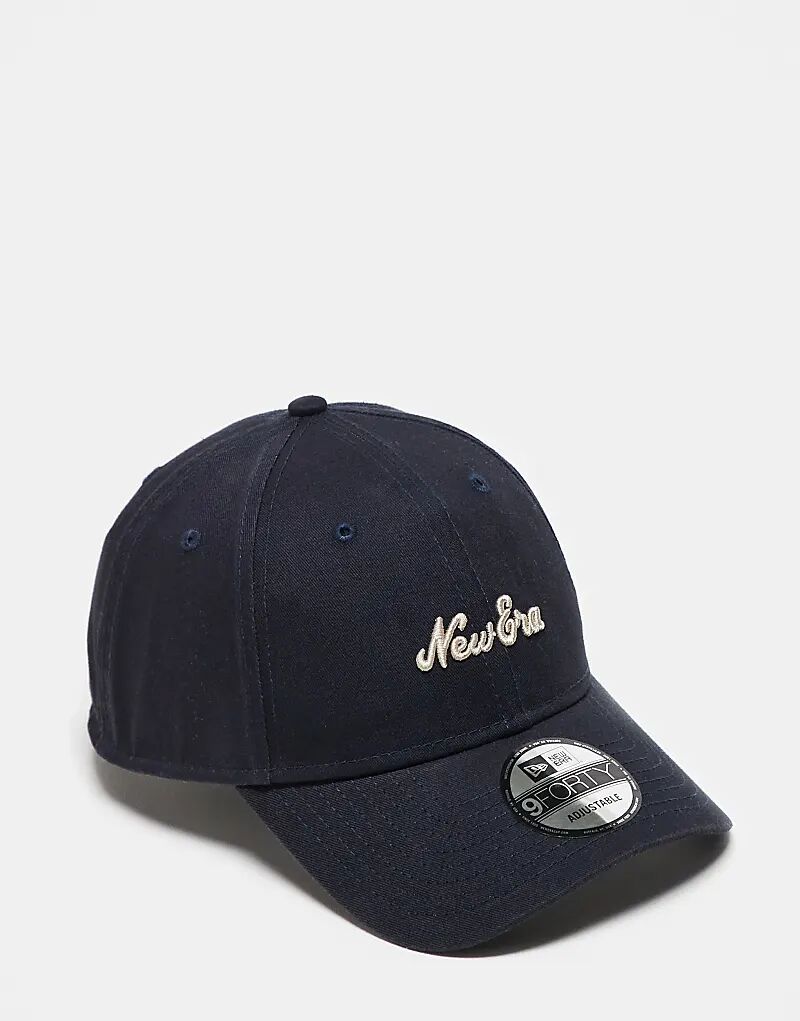 

New Era – 9Forty – Эксклюзивная кепка темно-синего цвета с небольшим логотипом