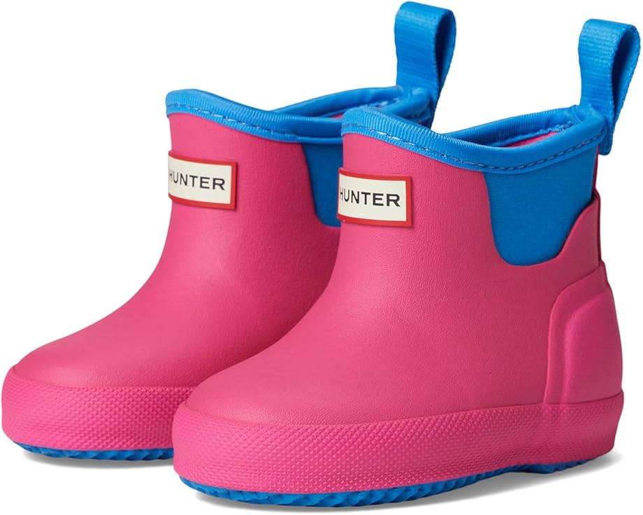 

Ботинки Hunter Kids Georgey(Toddler/Little Kid), цвет Medium Pink/Medium Blue