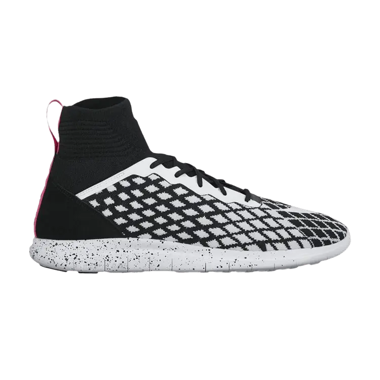 

Кроссовки Free Hypervenom 3 FC Flyknit 'Black White', черный