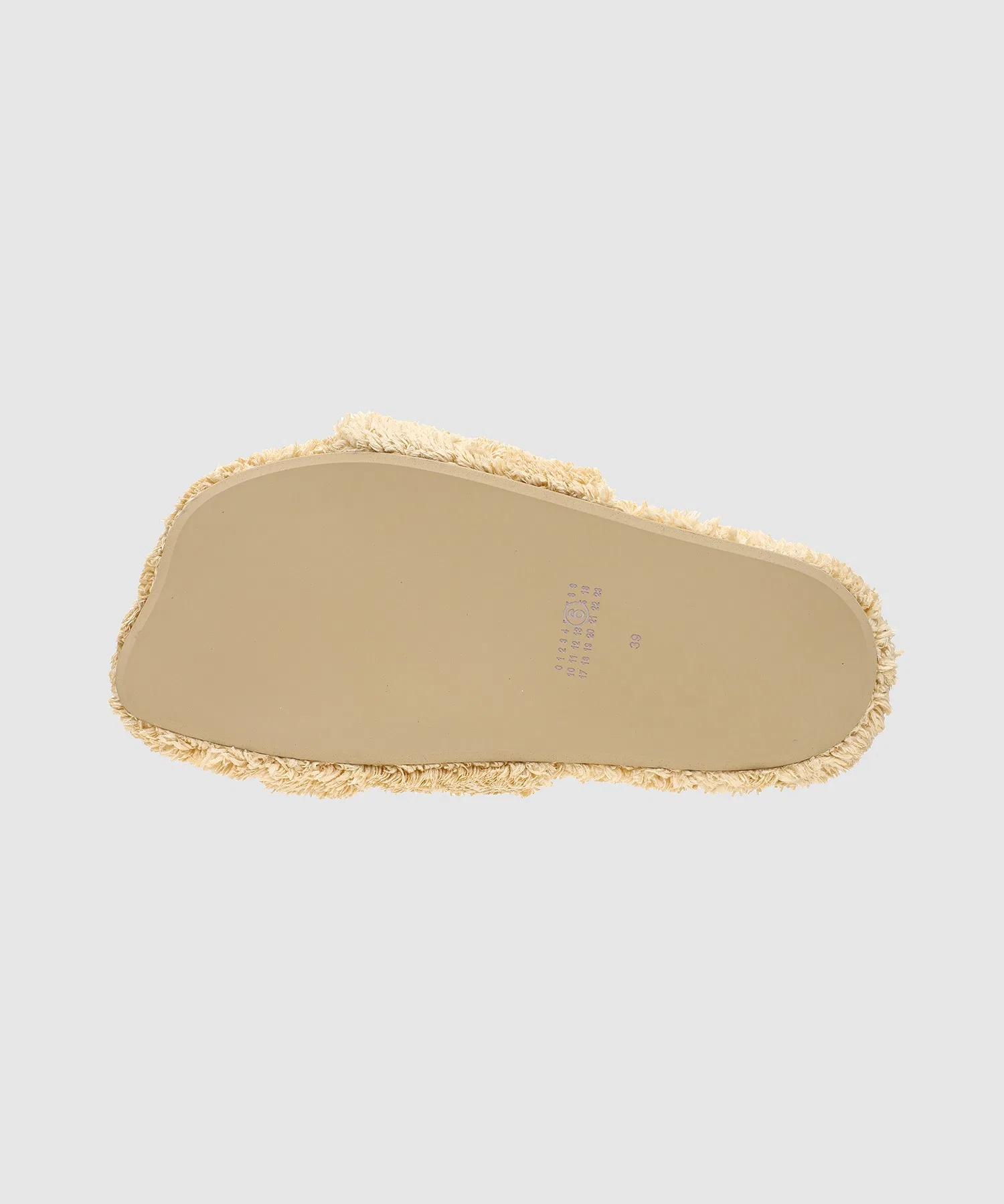 Унисекс сандалии MM6 Maison Margiela без застёжек с логотипом чёрные — фото 4