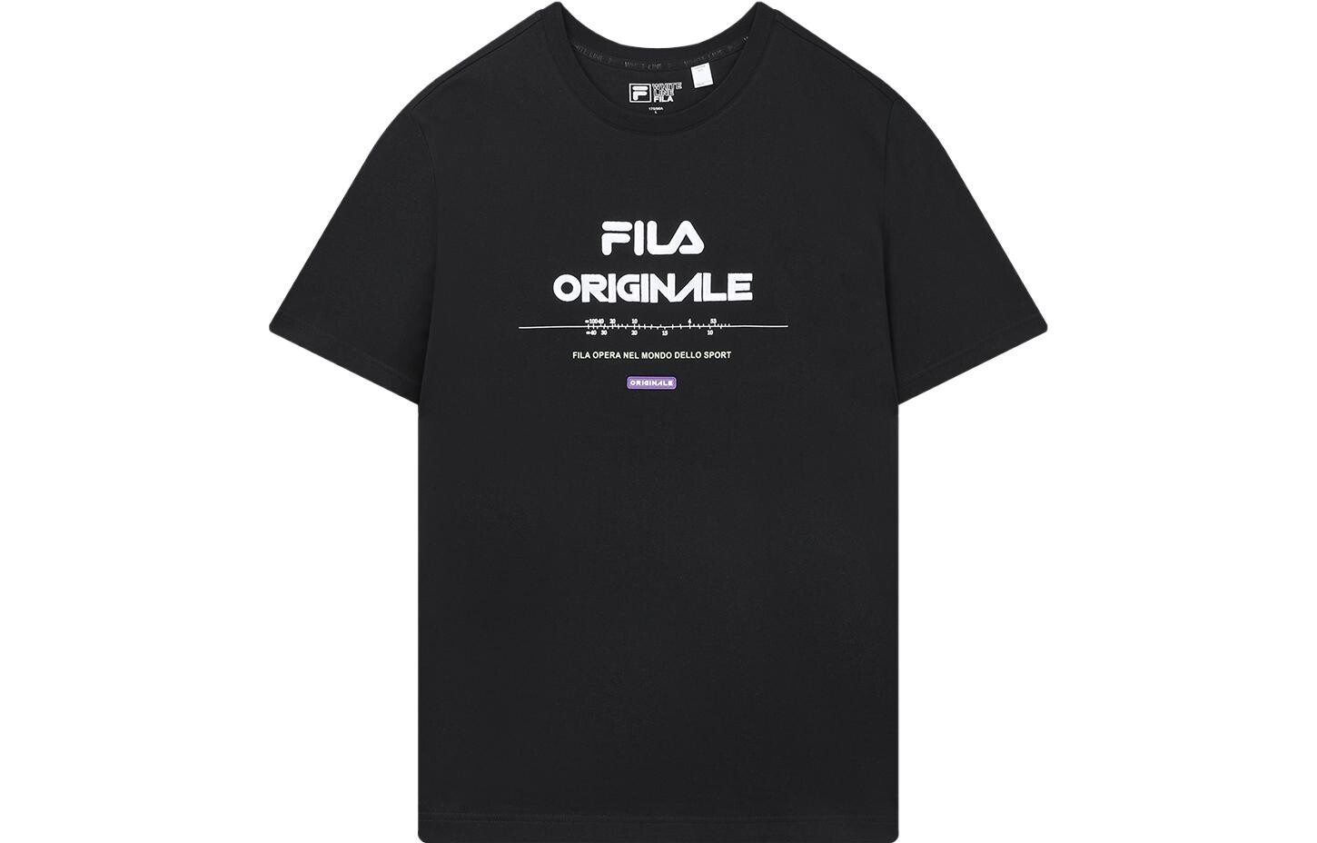 

Футболка мужская, цвет черный как смоль Fila, черный