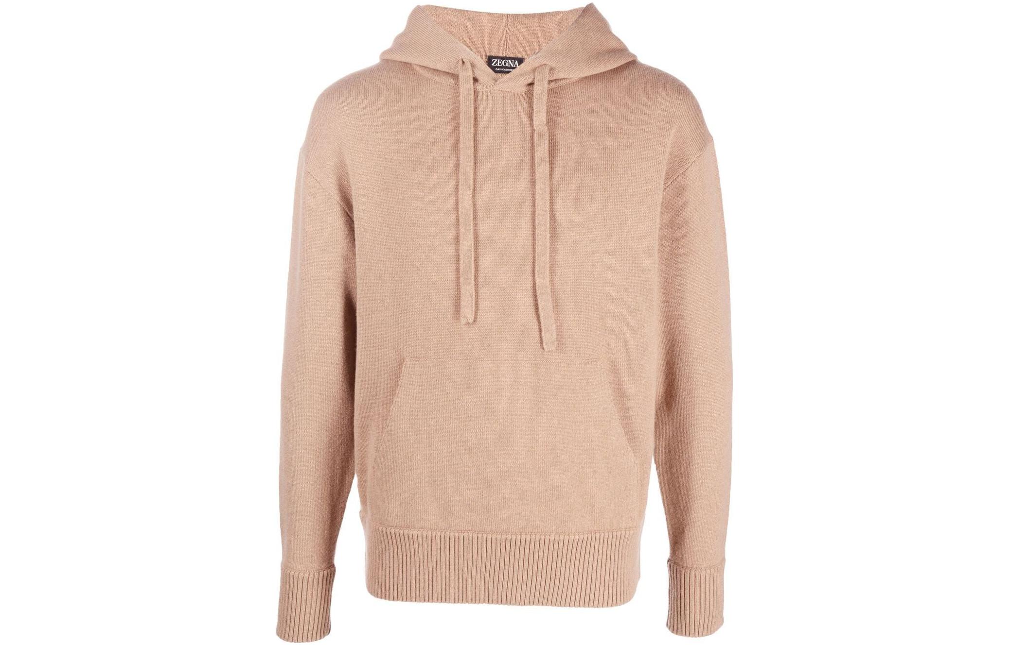 

Zzegna Толстовка мужская бежевая с капюшоном Moderate