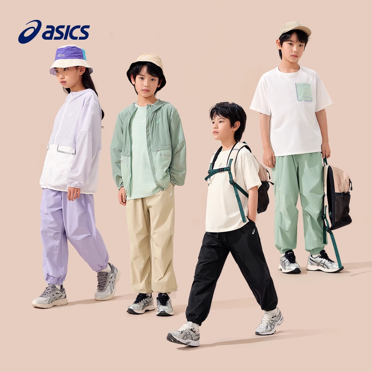ASICS Вязаные спортивные брюки для тренировок green — фото 4