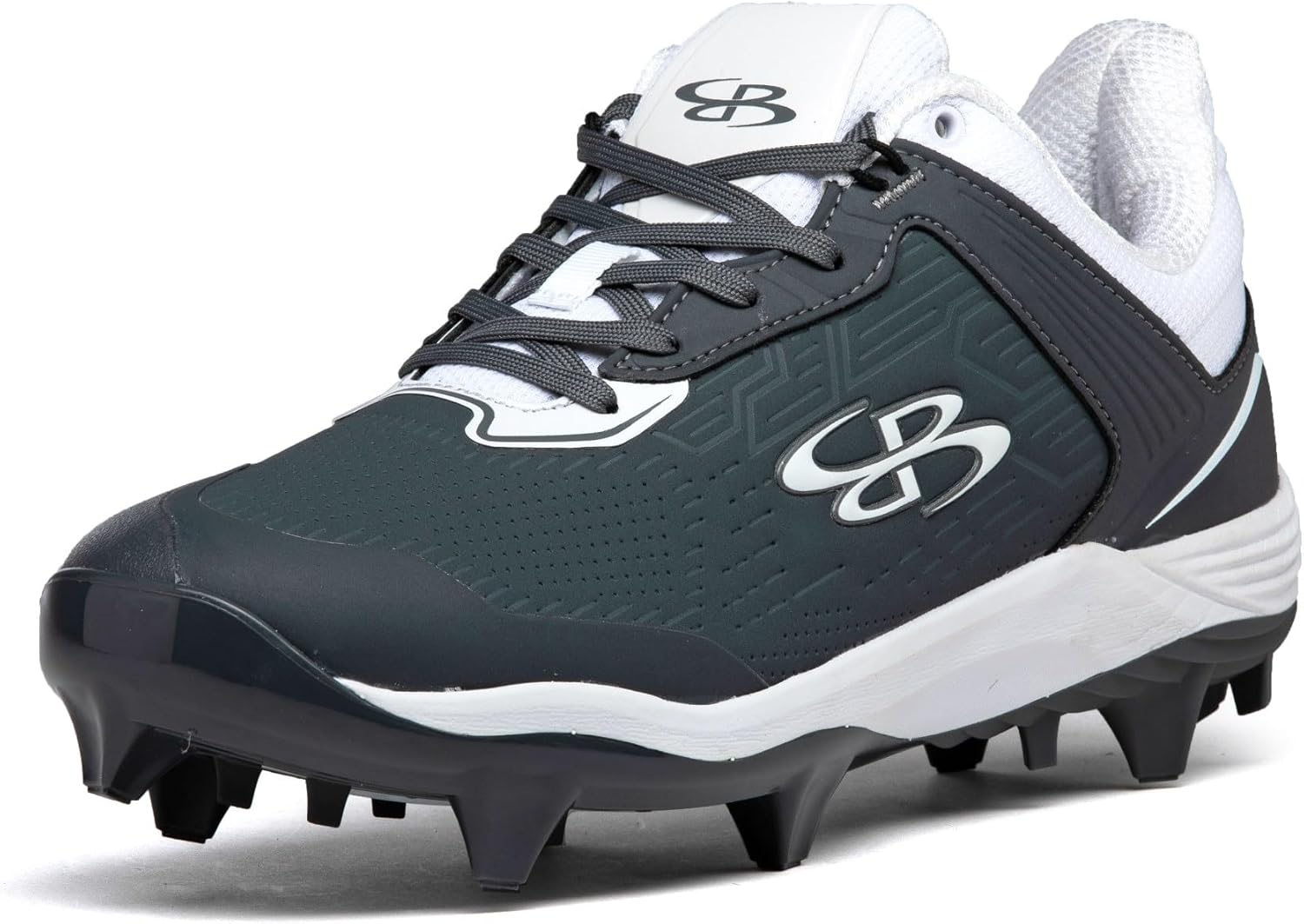 

Бутсы Boombah Viper Pro для мужчин с формованной подошвой - несколько вариантов цвета - разные размеры, белый/угольный