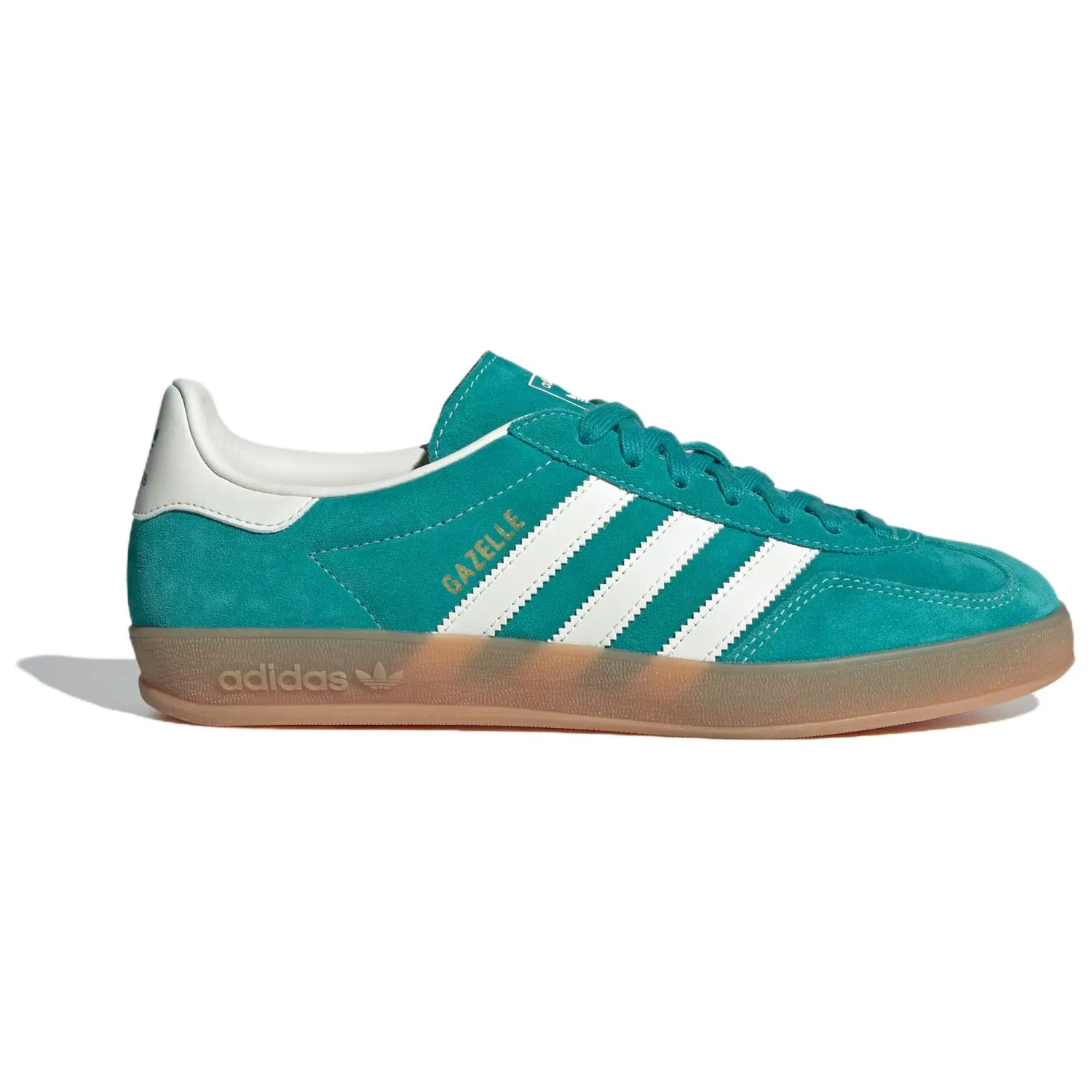 Кеды Gazelle Indoor Pure Teal Adidas Originals синие — фото 3