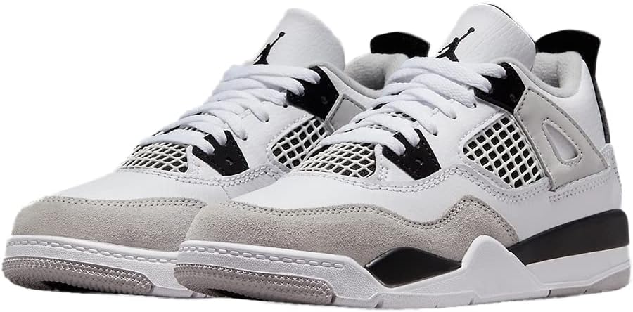 Мужские кроссовки Nike Jordan 4 Retro, размер, белый/серый — фото 3