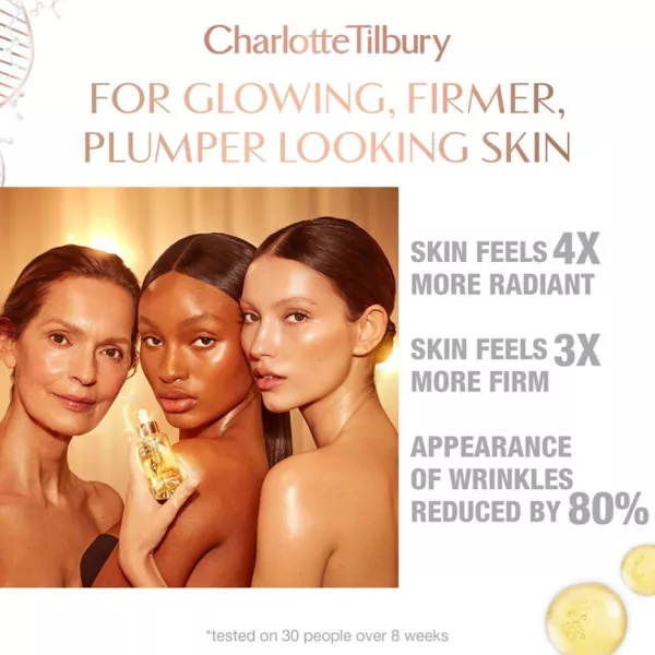Масло для лица Collagen Superfusion, укрепляющее и придающее объем Charlotte Tilbury, объем 8 мл — фото 3