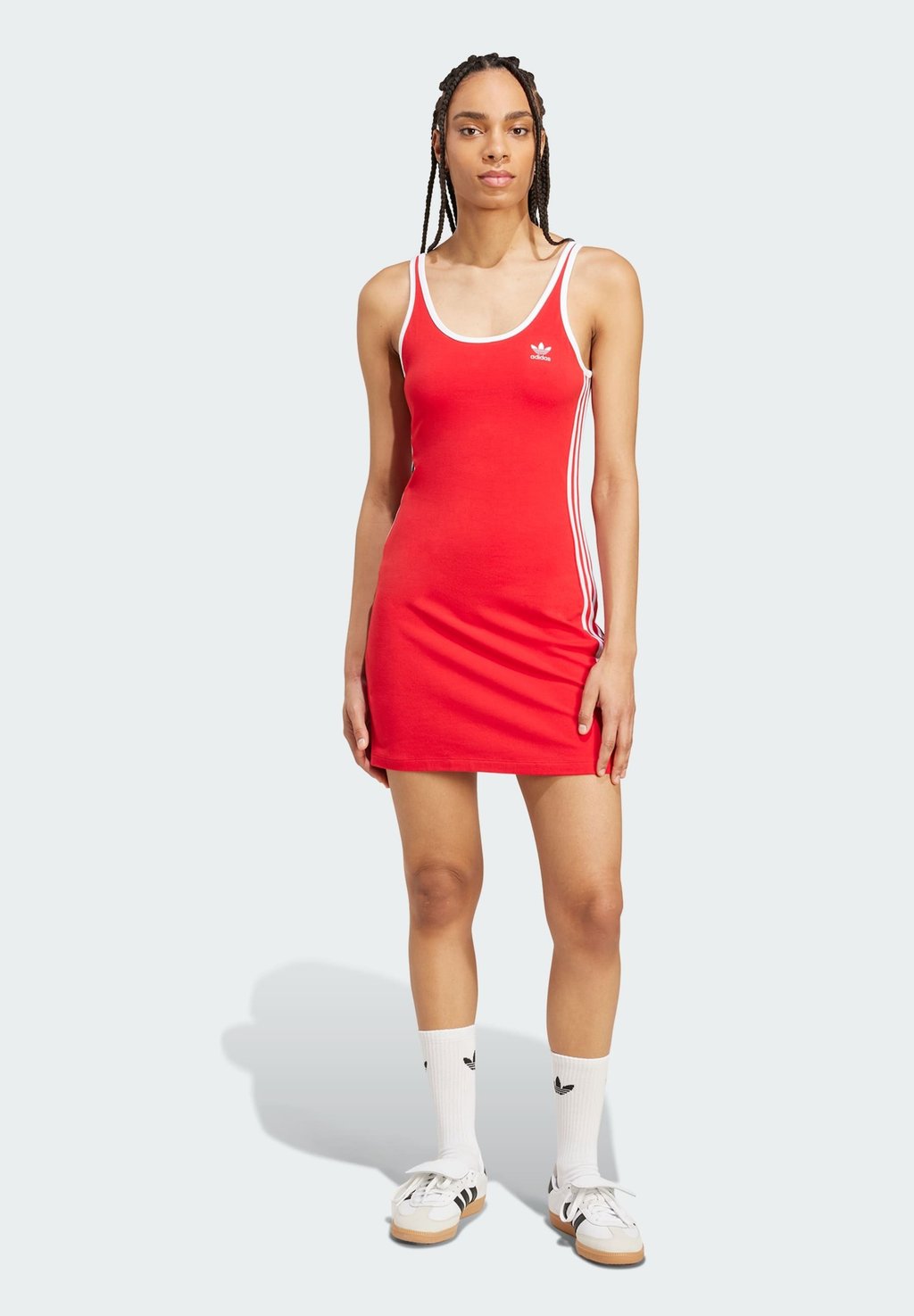

Платье из джерси Shift dress Adidas Originals, красный