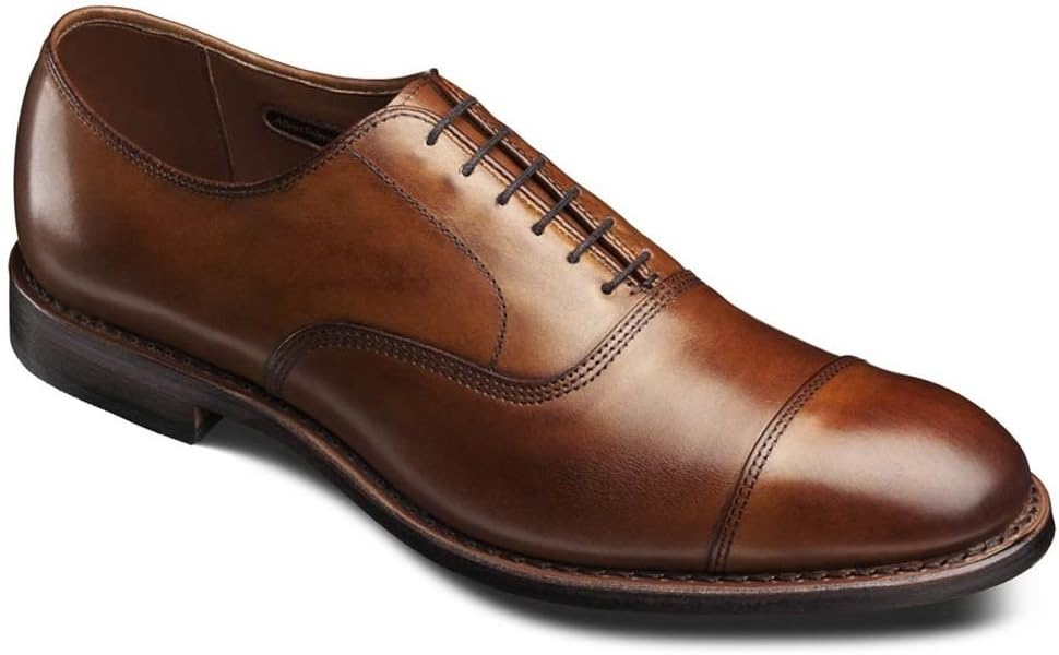 Мужские оксфорды Allen Edmonds Park Avenue с кап-носовой частью и водоотталкивающей обработкой, Walnut — фото 2
