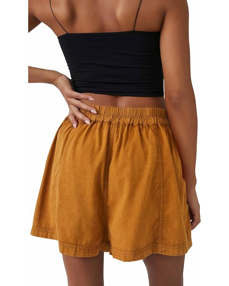 

Шорты Free People Get Free Poplin Pull-On, цвет Spiced Pecan