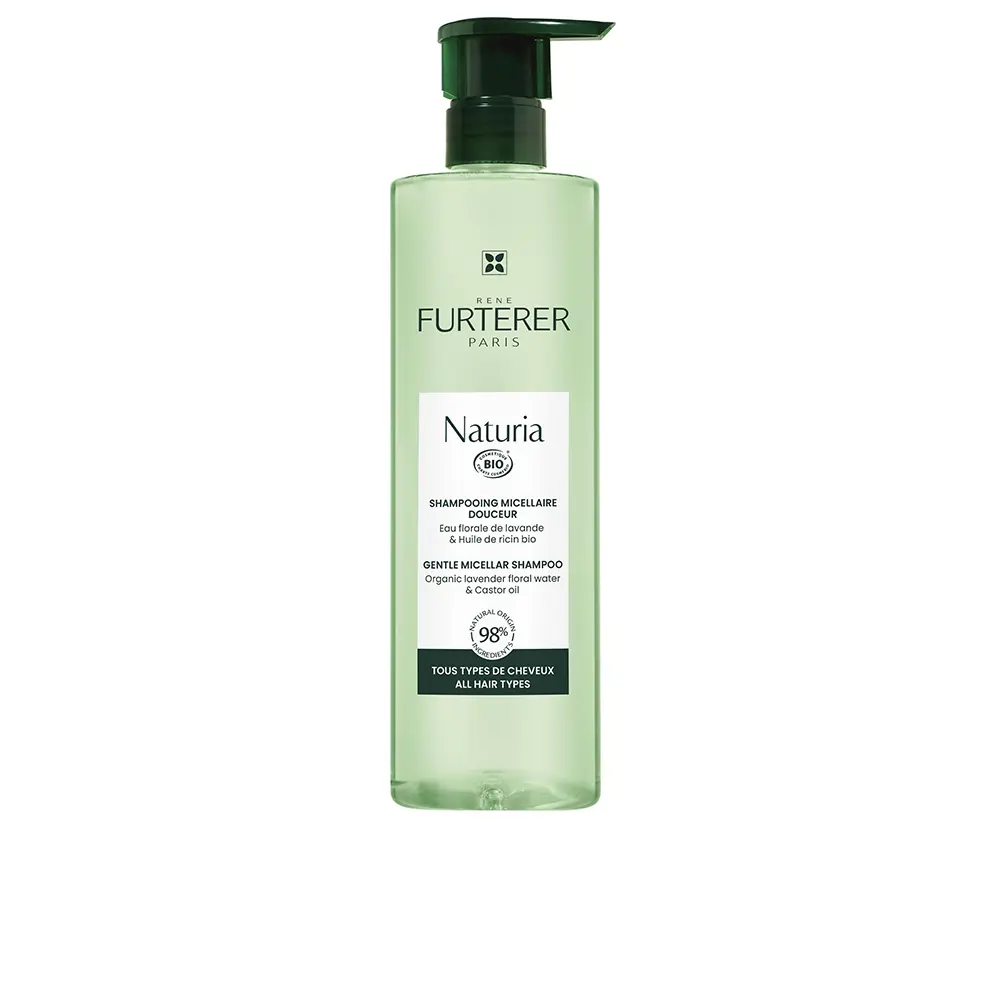 

Шампунь Naturia champú micelar ultra suave sin sulfatos Rene Furterer, 400 мл.