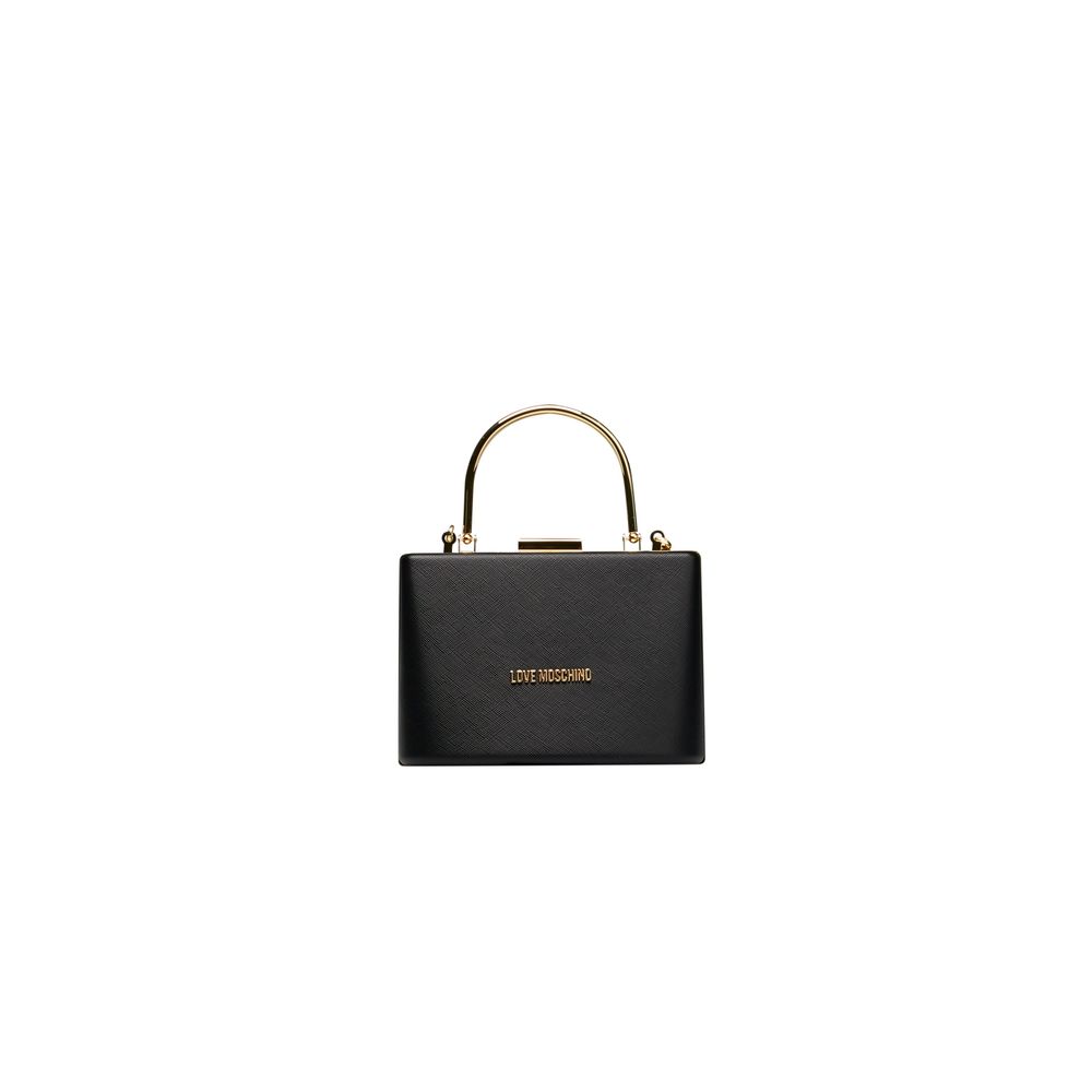 

Черная полиэтиленовая женская сумка LOVE MOSCHINO