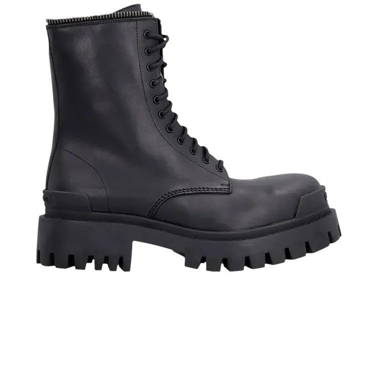 Ботинки Balenciaga Wmns Lace Up Combat Boot, черный