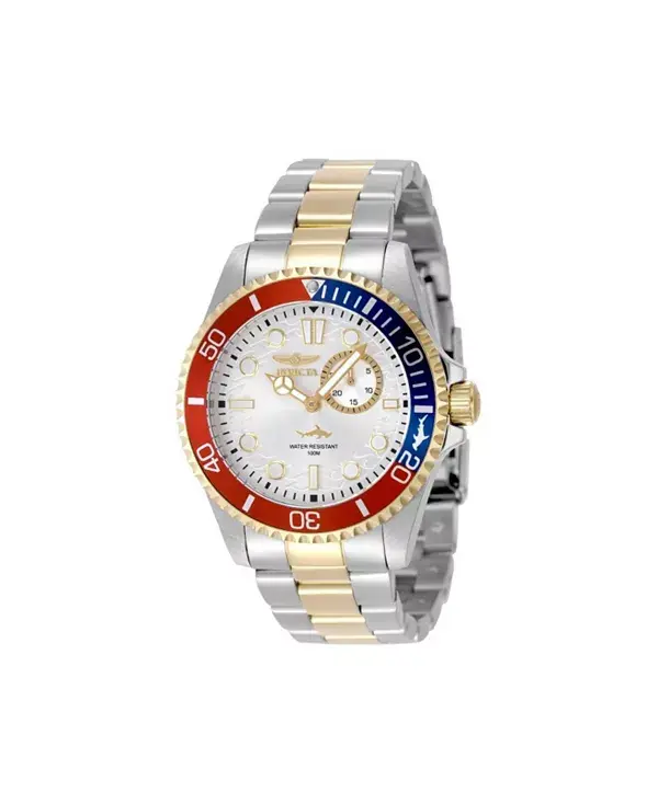 

Мужские кварцевые многофункциональные часы Pro Diver 49273 с серебристым циферблатом Invicta, gold