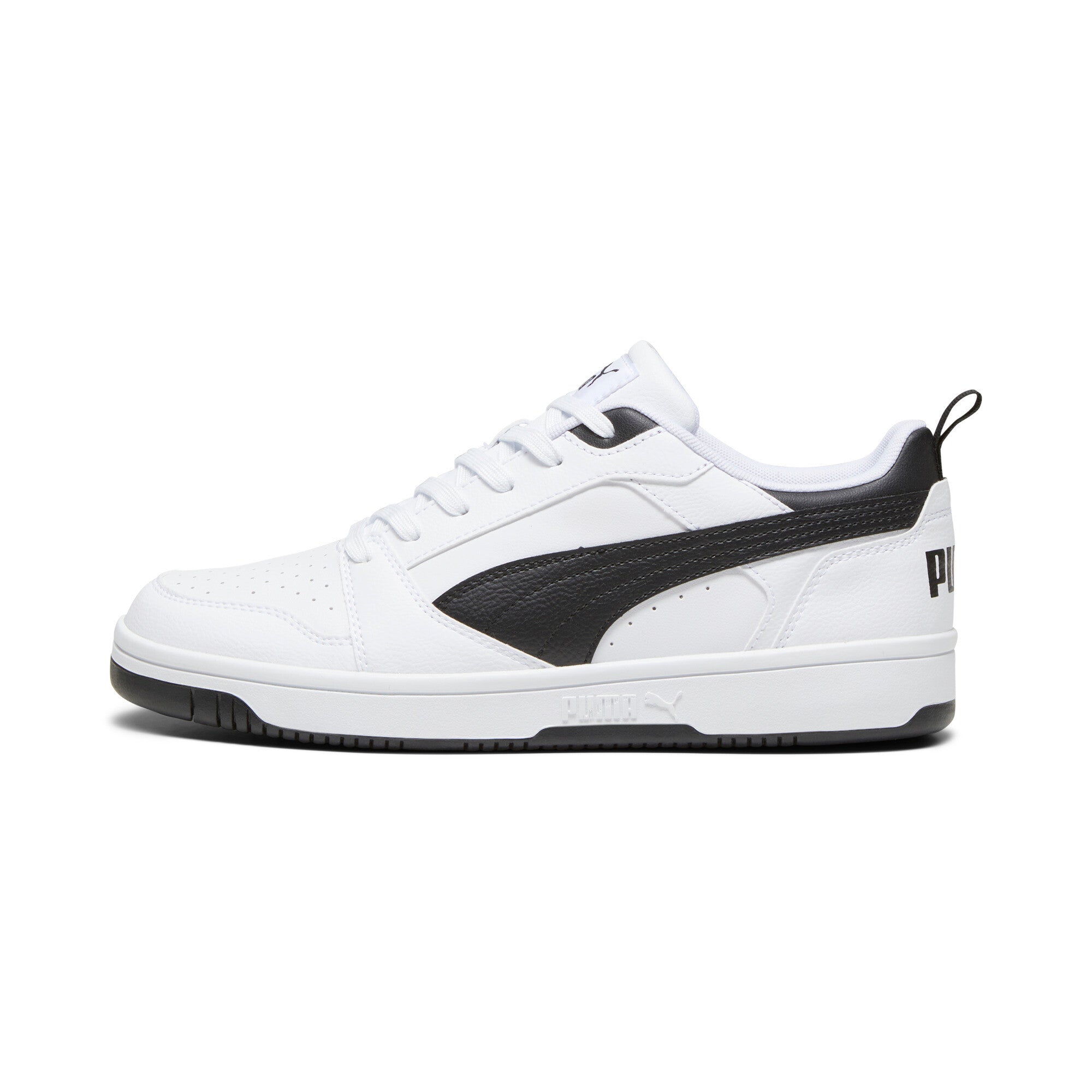 

Кроссовки PUMA Men's Rebound V6 Low, белый/черный/черный