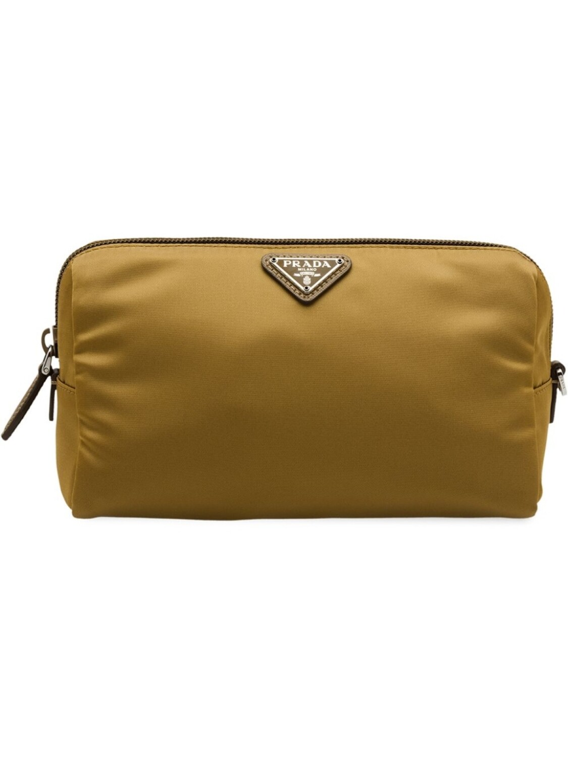 

Prada косметичка с логотипом, коричневый