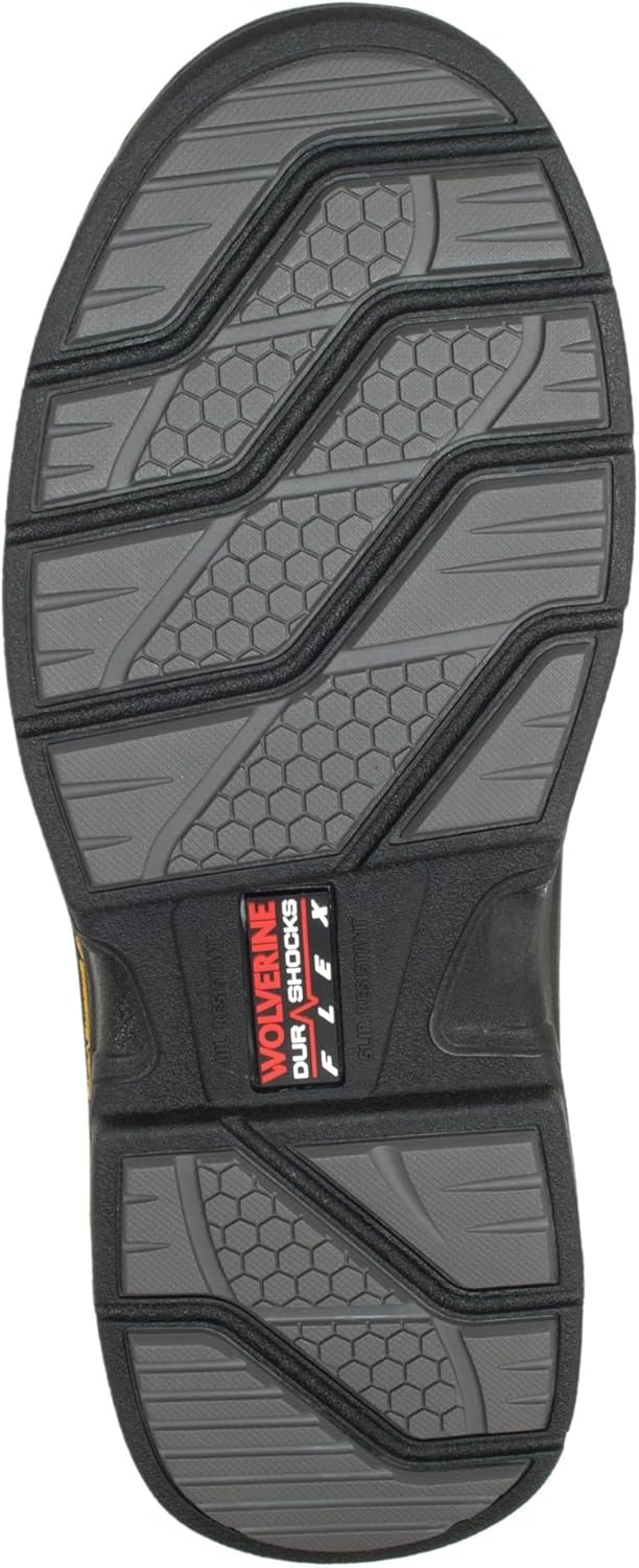Мужские ботинки Wolverine Raider Durashocks с утеплителем и композитным носком, 15 см, Peanut — фото 4