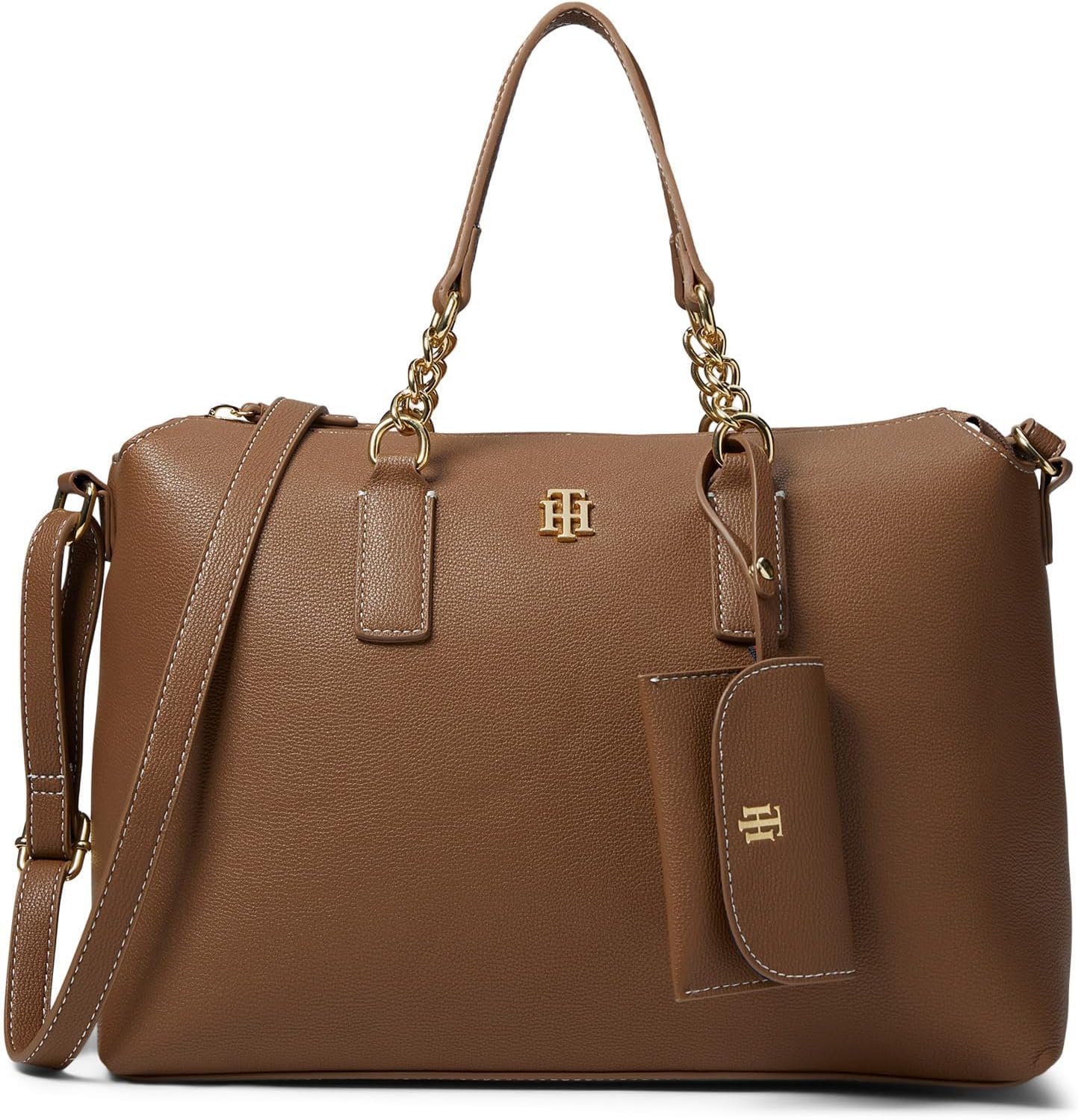 

Женская сумка-саквояж Tommy Hilfiger Brielle Ii Convertible Tz Satchel W/Hangoff, Cognac