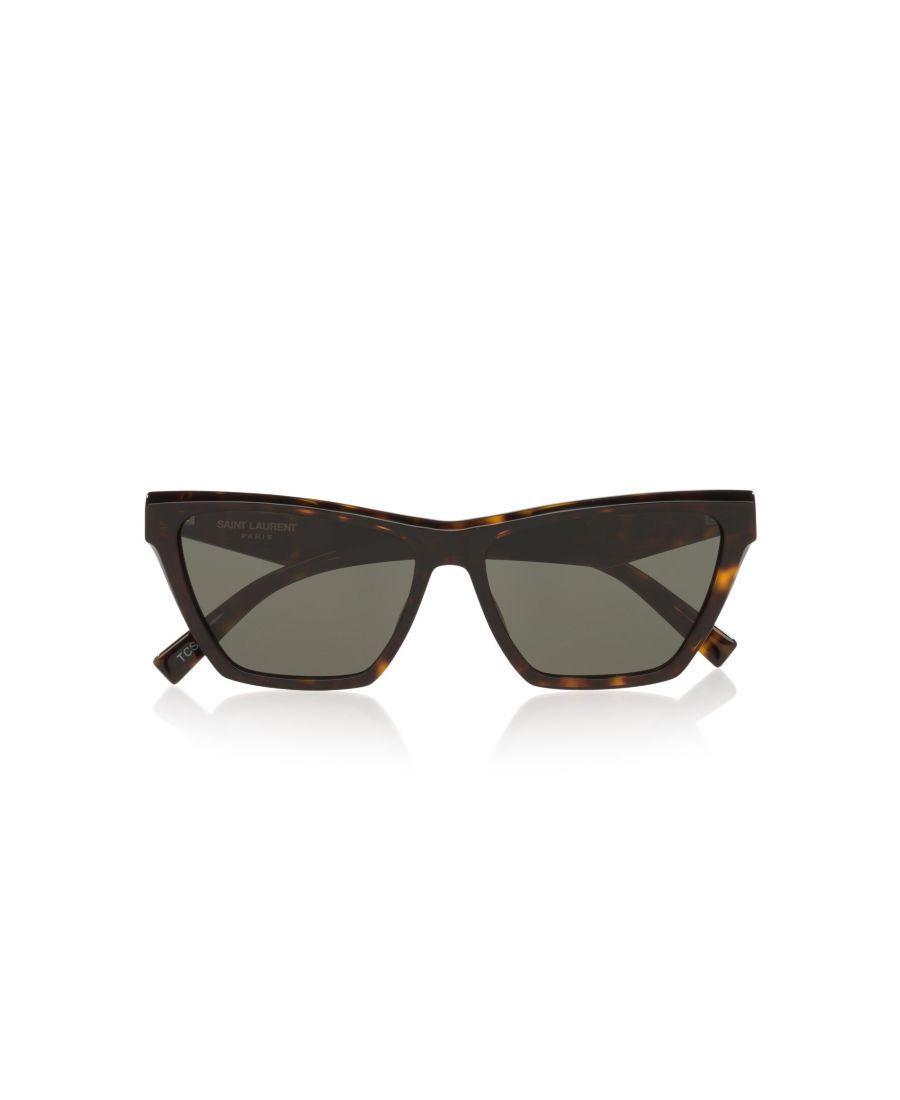 Женские солнцезащитные очки, SL M103 Saint Laurent, Tortoise Gray, Gray — фото 2