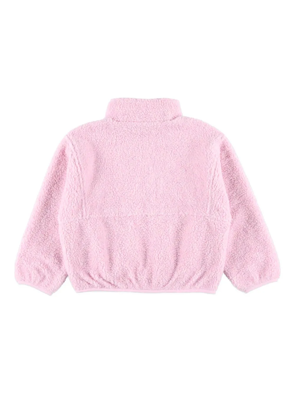 Укороченная куртка на молнии из ворса American Vintage Kids, розовый — фото 2