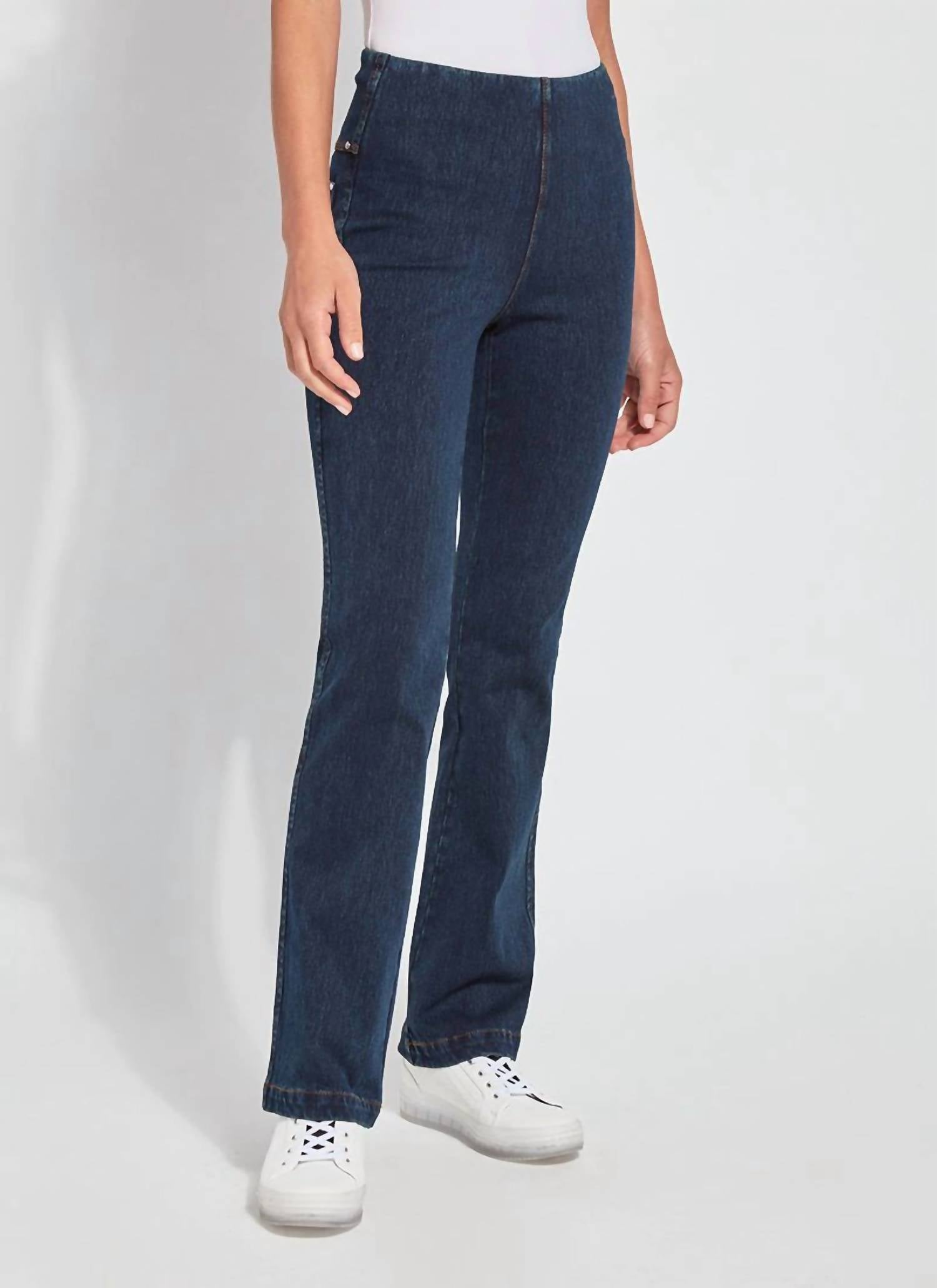 

Джинсы Baby Bootcut цвета индиго Lysse
