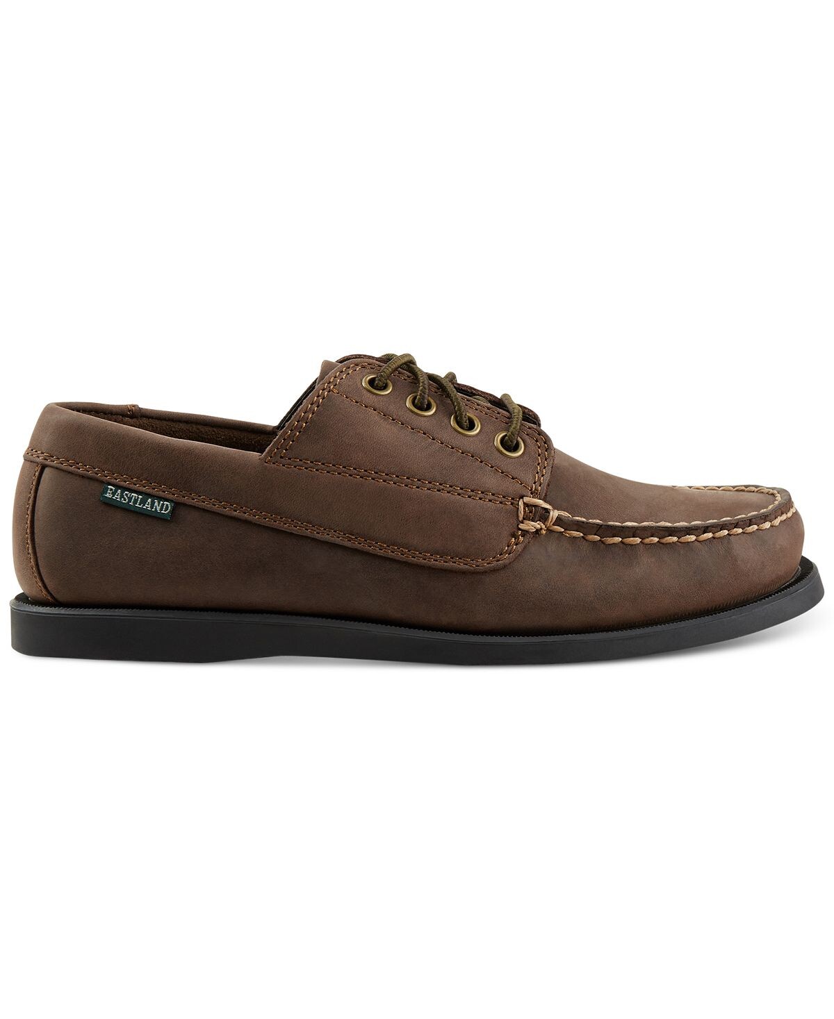 Мужские топсайдеры Eastland Shoe на шнуровке, темно-коричневый — фото 2