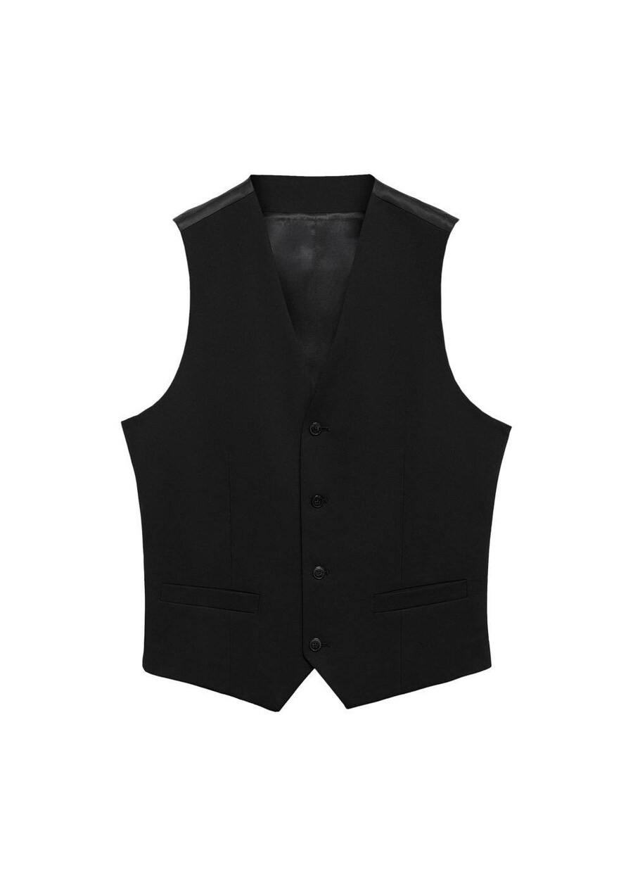 

Костюмный жилет MANGO MAN Paris, Black