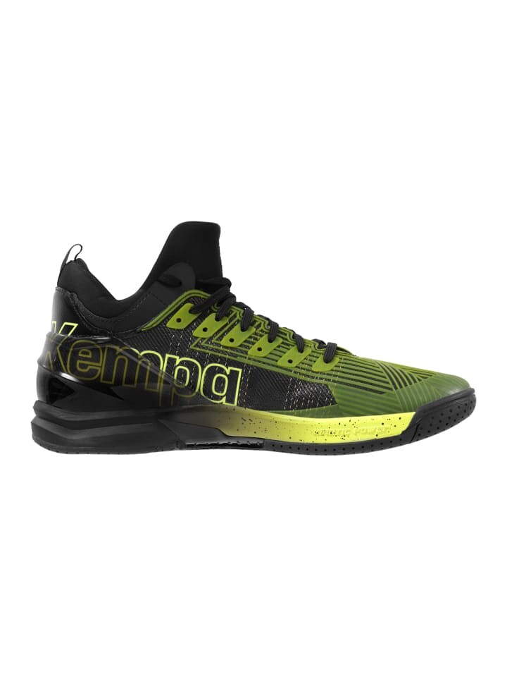 Спортивные кроссовки Kempa Hallen-Sport-Schuhe Kourtfly, цвет schwarz/fluo gelb — фото 4