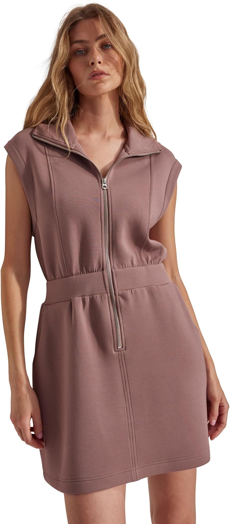 

Платье Varley Rosannah Zip Dress, цвет Antler