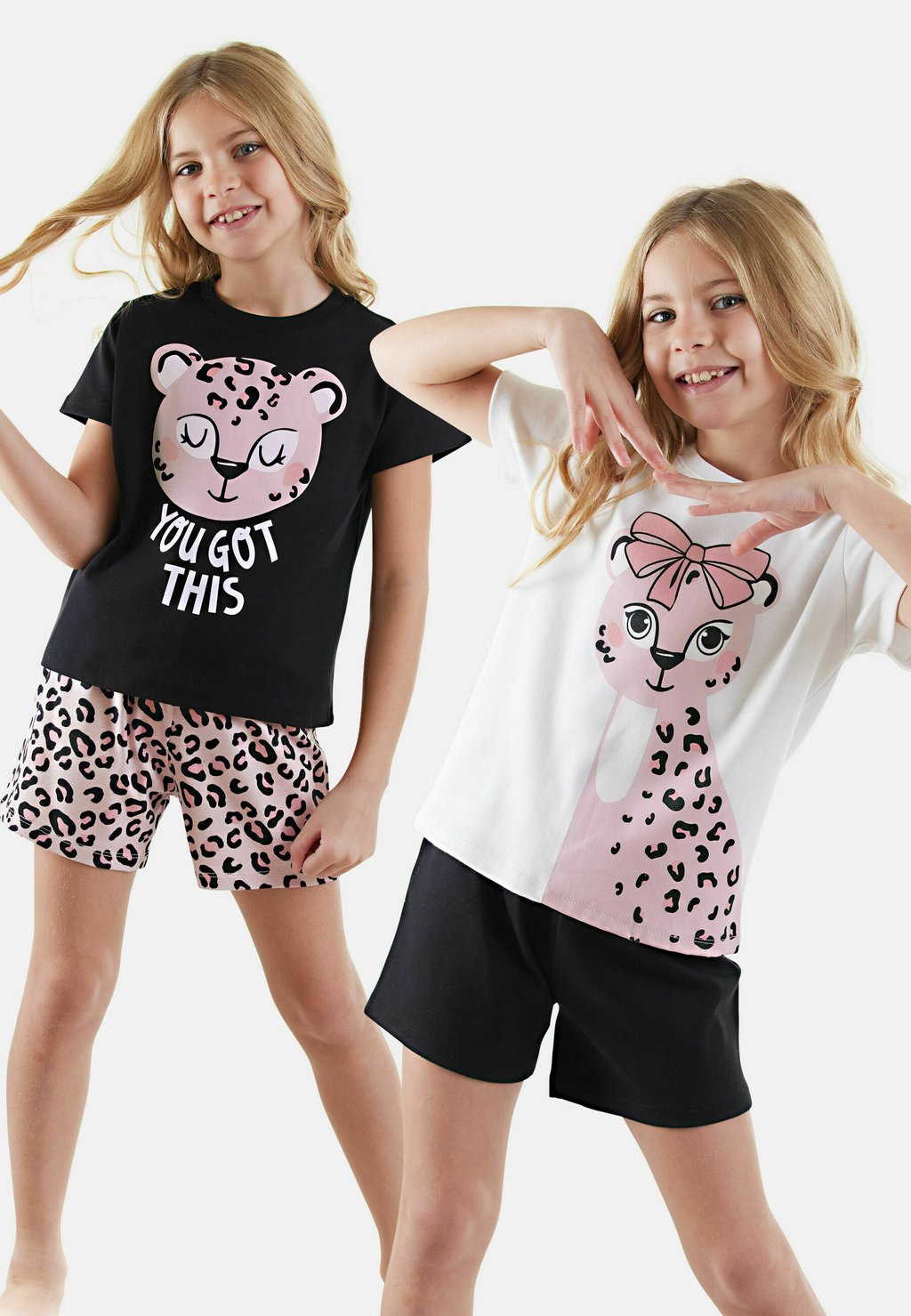 

Пижама DOPPELPACK LEOPARD SET Denokids, черный
