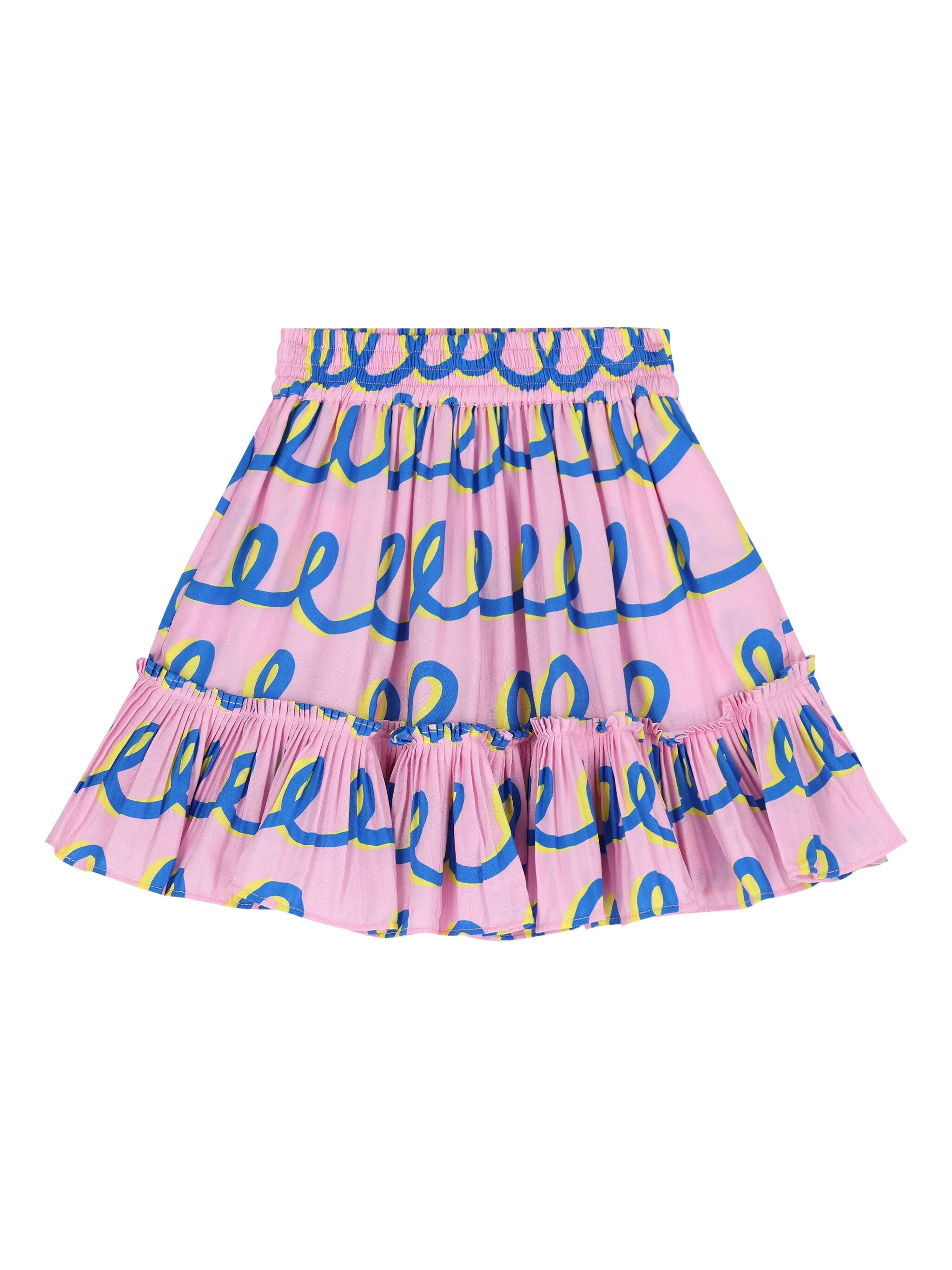 

Плиссированная юбка Stella Mccartney Kids, розовый